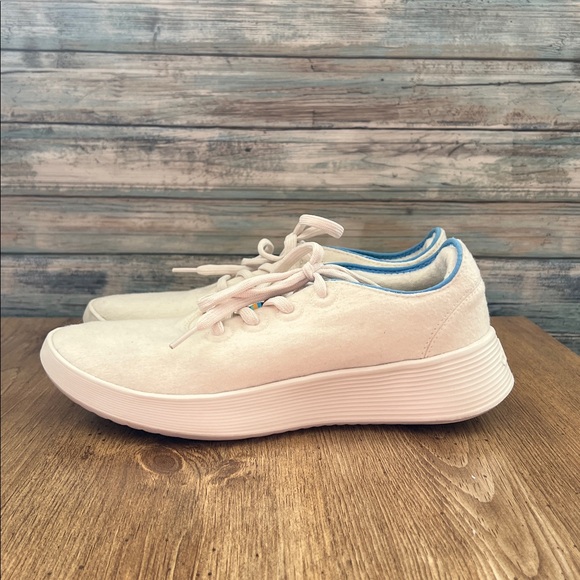 Allbirds Women's Wool Runner Go Cream Sneakers Size 10 - Picture 4 of 14